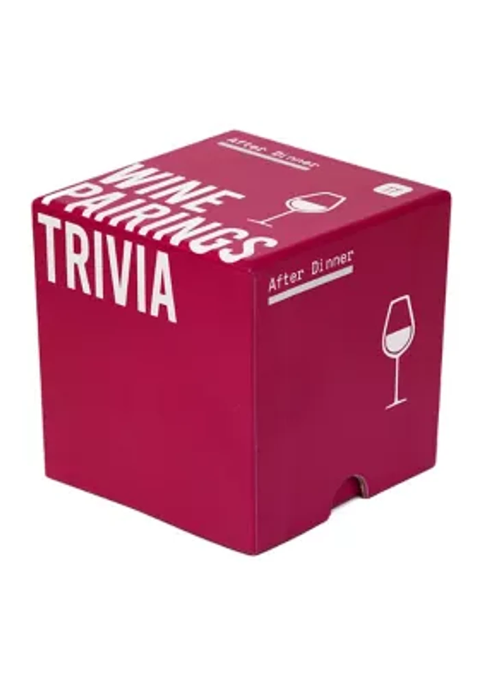 After Dinner Wine Pairings Trivia 