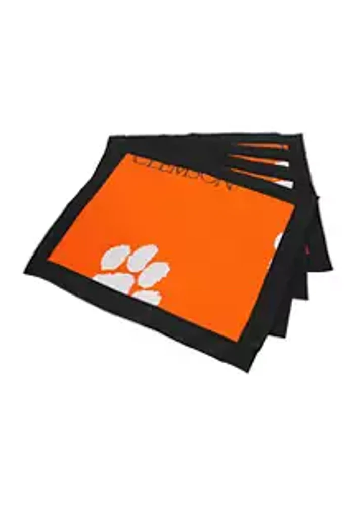 College Covers NCAA Clemson Tigers Set of 4 Placemats