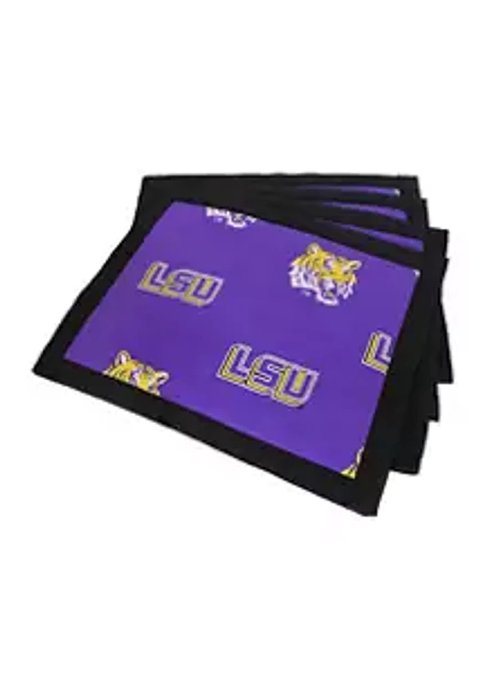 College Covers NCAA LSU Tigers Set of 4 Placemats