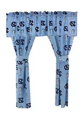 College Covers NCAA UNC Tar Heels Printed Curtain Valance