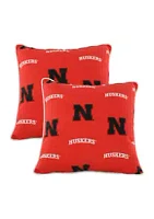 College Covers NCAA Nebraska Cornhuskers Decorative Outdoor Pillow