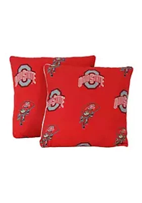 College Covers NCAA Ohio State Buckeyes Decorative Outdoor Pillow