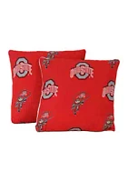 College Covers NCAA Ohio State Buckeyes Decorative Outdoor Pillow
