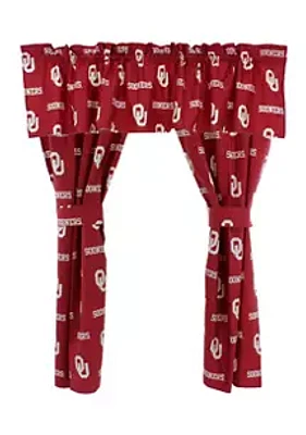 College Covers NCAA Oklahoma Sooners Printed Curtain Valance