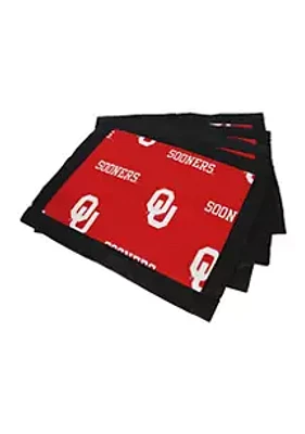 College Covers NCAA Oklahoma Sooners Set of 4 Placemats