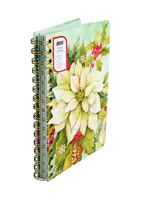 Poinsettia Spiral Journal