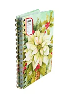 Poinsettia Spiral Journal