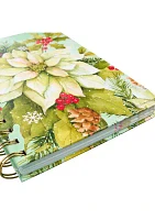 Poinsettia Spiral Journal