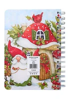 Holiday Gnome Spiral Journal