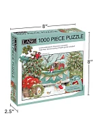 Merry Dog Truck 1000 Piece Puzzle