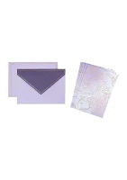 Folding Box Card Set, Purple