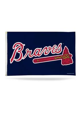 Belk MLB Atlanta Braves 11 in x 19 in Team Color Welcome Sign