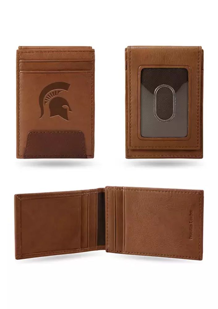 Michigan State Spartans Brown Wallet Secretary