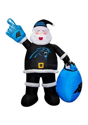 NFL Carolina Panthers Inflatable Santa