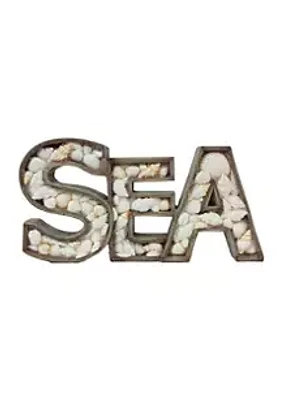 C&F Sea Shell Decorative Sign