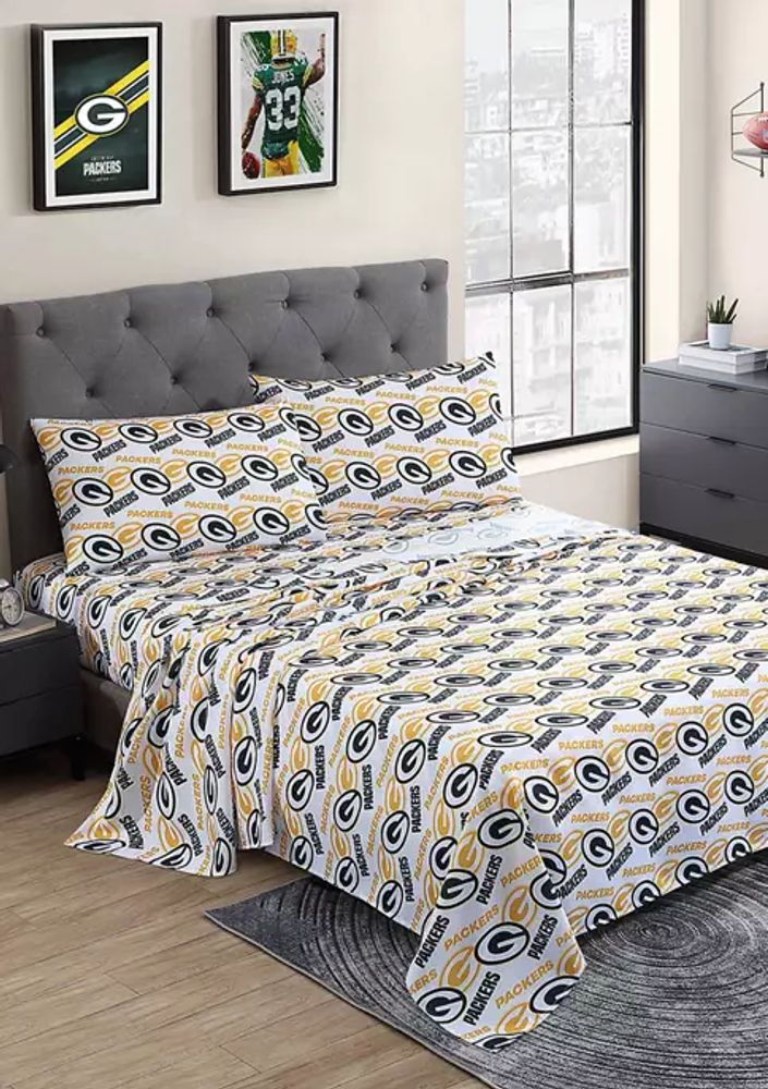 Belk NFL Green Bay Packers Officially Licensed 2021 Season Bed Sheet Set