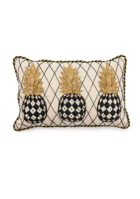 Pineapple Ivory Lumbar Pillow