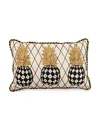 Pineapple Ivory Lumbar Pillow