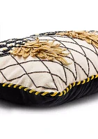 Pineapple Ivory Lumbar Pillow