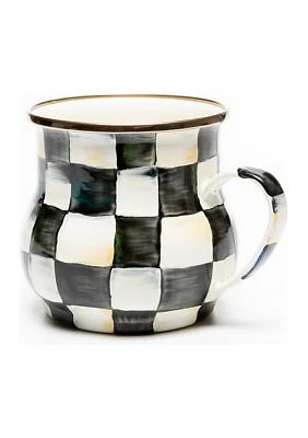 Courtly Check Enamel Mug