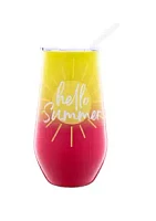 Cambridge Silversmiths 16 Ounce Hello Summer Insulated Wine Tumbler