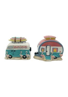 Camper Salt and Pepper Shakers