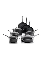 Granitestone Professional -Piece Aluminum Hard Anodized Diamond and Mineral Coating Ultimate Nonstick Premium Cookware Set