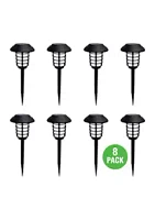 Bell + Howell Solar Powered Pathway Lights 2 Modes 21 Lumens LED Landscape Path Lights -Pack