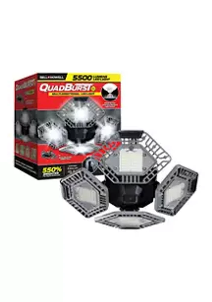 Bell + Howell Quadburst 5500 Lumens High Intensity Flush Mount Ceiling Garage Light