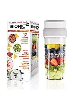 Bionic Blade 26 oz. Single Speed Rechargeable Portable 6-Blade Blender