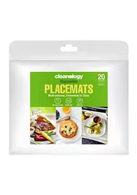 Cleanology Disposable Placemats - Set of 20