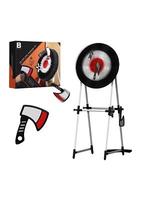 Game Axe and Throwing Star Target Set