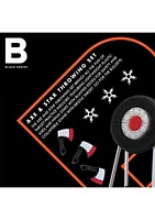 Game Axe and Throwing Star Target Set