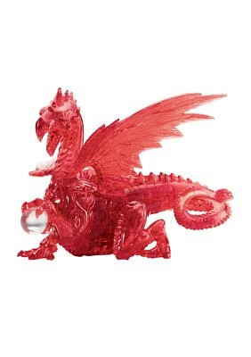 3D Crystal Puzzle - Dragon (Red): 56 Pieces