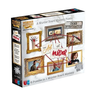 Murder Mystery Party Case Files Puzzles - The Art of Murder: 1000 Pcs