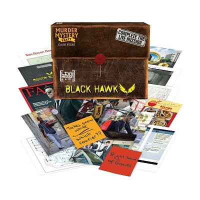 Murder Mystery Party Case Files: Black Hawk Live Mission Game