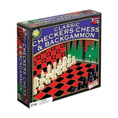 Classic Checkers, Chess & Backgammon