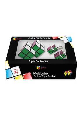 Multi Cube Brain Teaser Puzzle - Triple Double Set