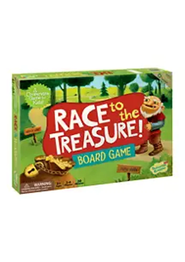 Peaceable Kingdom Race to the Treasure Cooperative Board Game