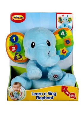 Learn With Me Plush Elephant