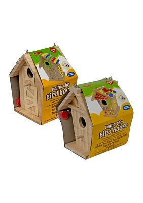 DYI Combo Kit: Bird Feeder and Bird House