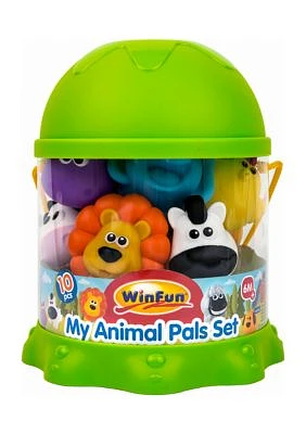 10 Piece My Animals Bath Playset