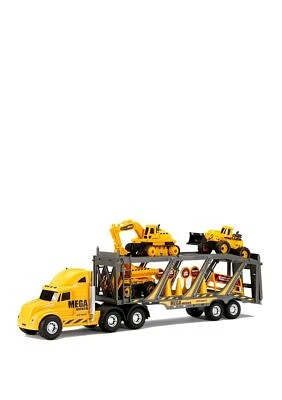 22 Inch Free Wheel Mega Construction Vehicle  Hauler Set