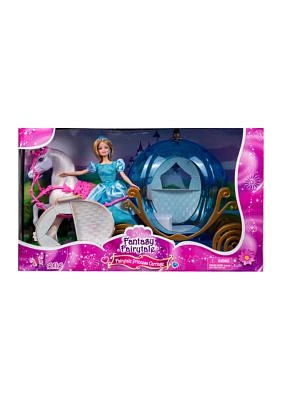 Princess Doll with Horse and Carriage