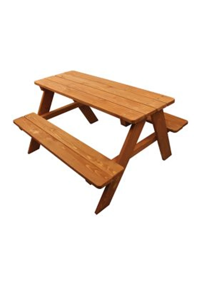 Kids Wood Picnic Table