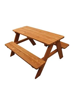 Kids Wood Picnic Table