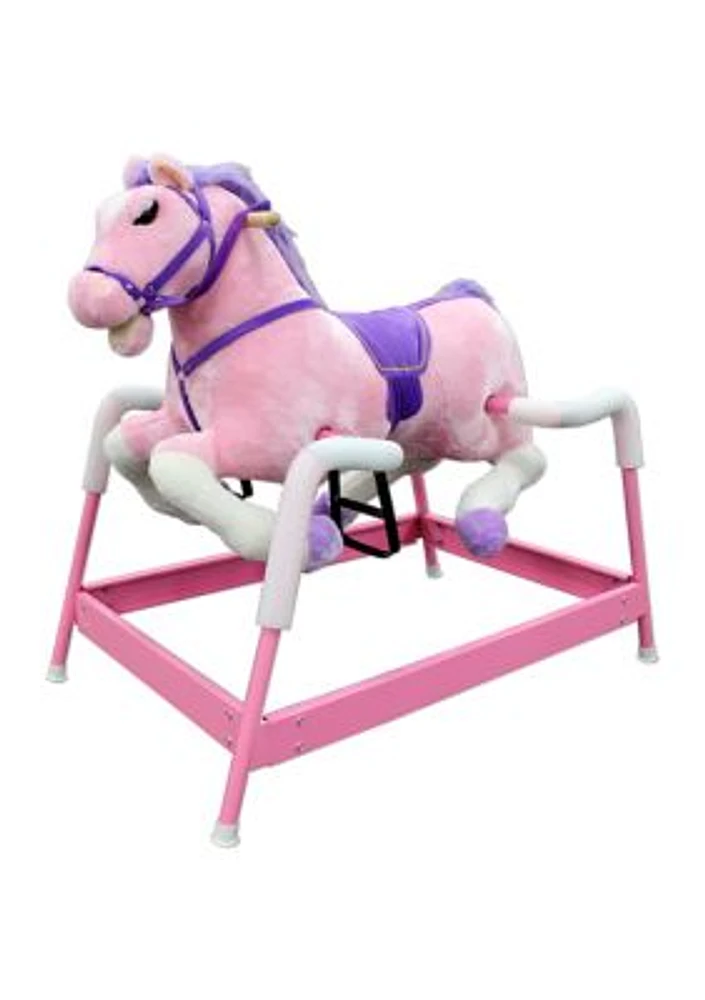 Spring Pink Horse with Sound