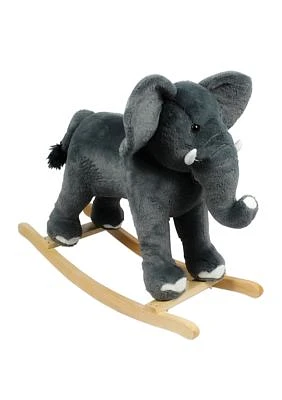 Plush Rocking Elephant Ride On