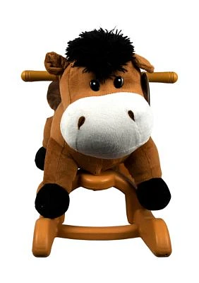 24 Inch Plush Rocking Horse with Sound