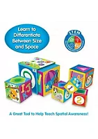 Learning Journey International Play & Learn – Stacking Cubes – STEM Toddler Toys & Gifts for Boys & Girls Ages 12 Months and Up – Mind Building Developmental Learning Toy